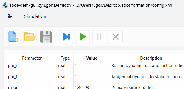 File dialog with example config selected